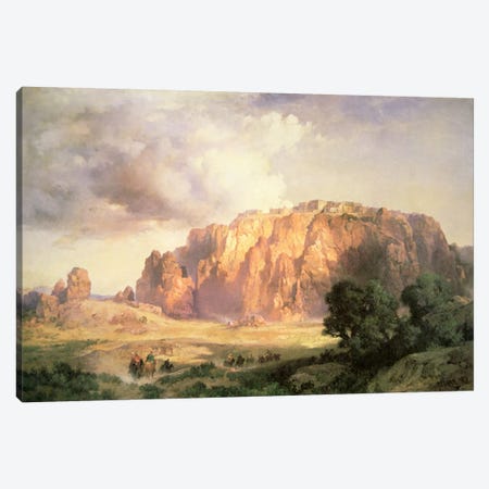 The Pueblo of Acoma, New Mexico  Canvas Print #BMN2975} by Thomas Moran Canvas Print