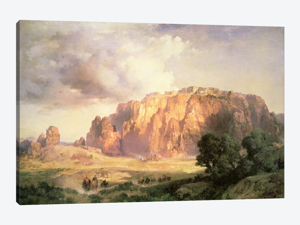 The Pueblo of Acoma, New Mexico  by Thomas Moran 1-piece Art Print