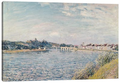 Landscape, 1888  Canvas Art Print - Alfred Sisley