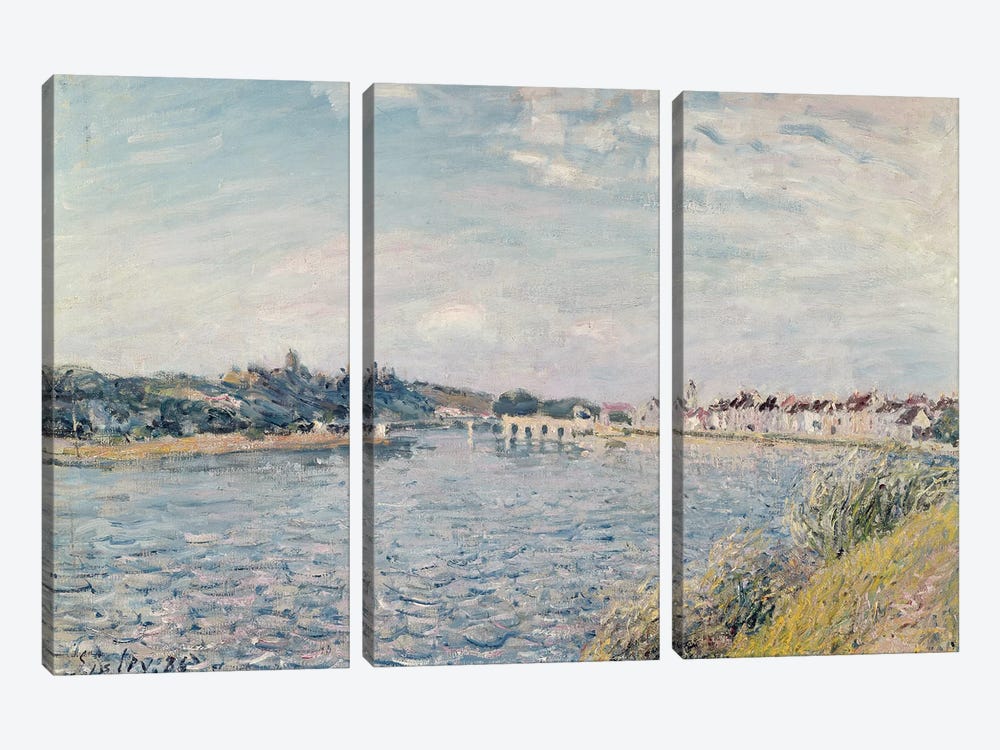 Landscape, 1888  by Alfred Sisley 3-piece Canvas Art
