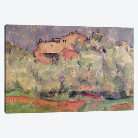 The House at Bellevue, 1888-92  Canvas Print #BMN2987} by Paul Cezanne Canvas Art