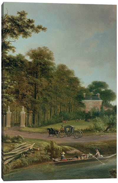 A Country House Canvas Art Print