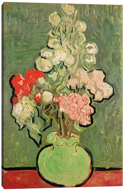 Bouquet of flowers, 1890  Canvas Art Print - Vincent van Gogh