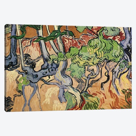 Tree roots, 1890  Canvas Print #BMN3013} by Vincent van Gogh Canvas Artwork