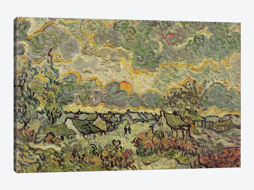 Autumn landscape, 1890  by Vincent van Gogh 1-piece Canvas Wall Art
