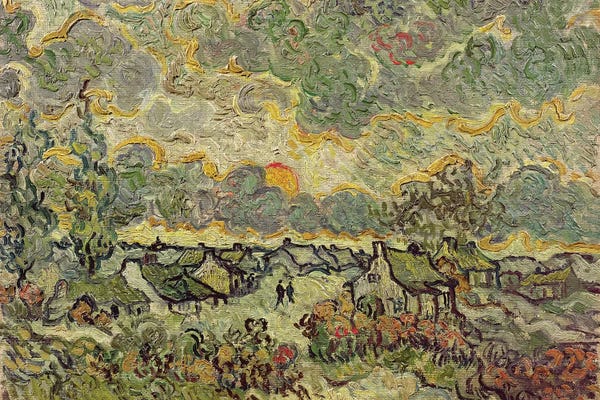Countrysides: Autumn landscape, 1890  by Vincent van Gogh