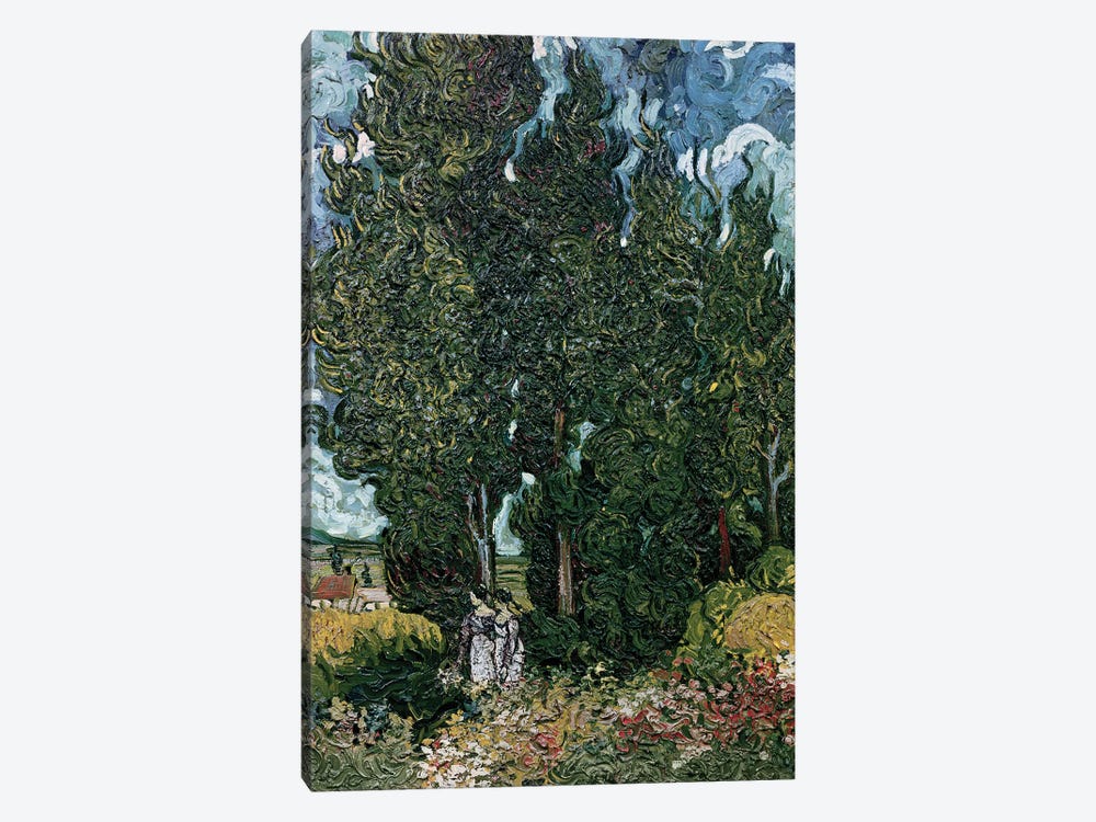 The cypresses, c.1889-90  by Vincent van Gogh 1-piece Art Print