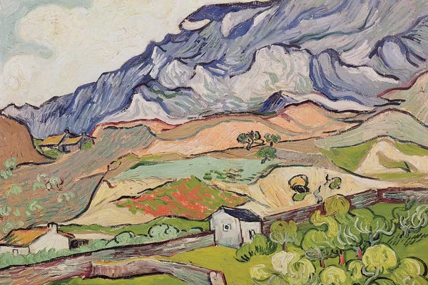 All Things Van Gogh: The Alpilles, 1890  by Vincent van Gogh