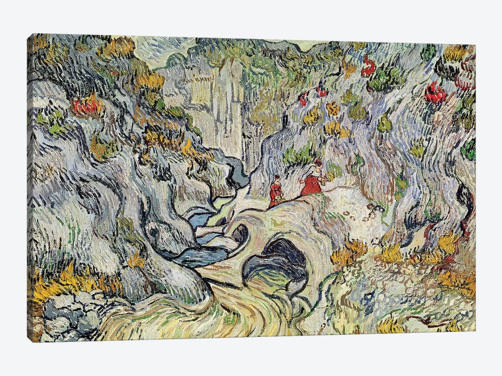 The ravine of the Peyroulets, 1889  by Vincent van Gogh 1-piece Art Print