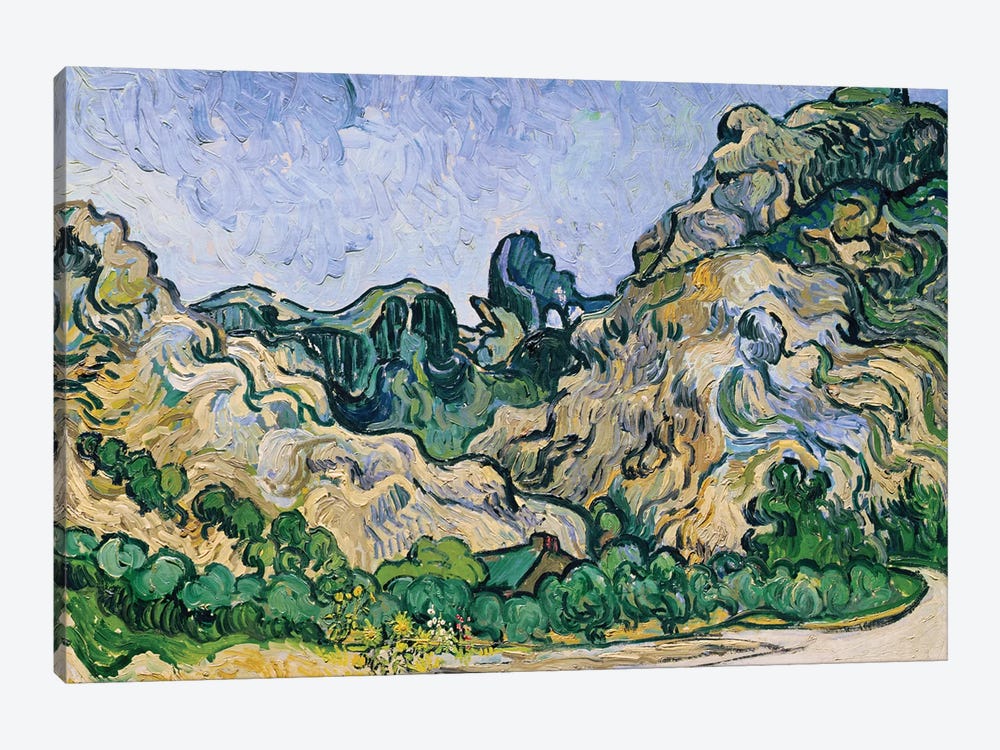 The Alpilles, 1889  by Vincent van Gogh 1-piece Canvas Art