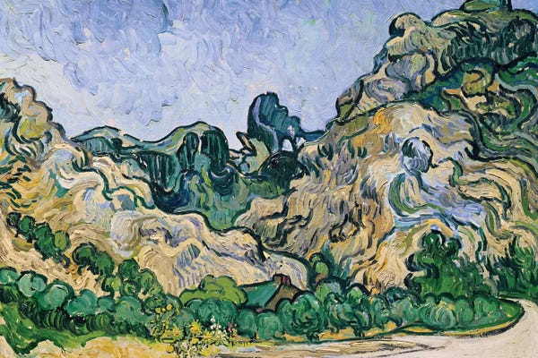 All Things Van Gogh: The Alpilles, 1889  by Vincent van Gogh