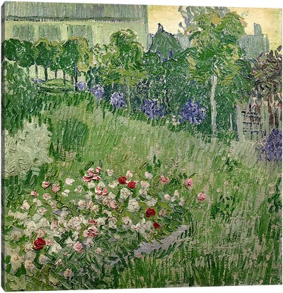 Daubigny's garden, 1890  Canvas Art Print - Building & Skyscraper Art
