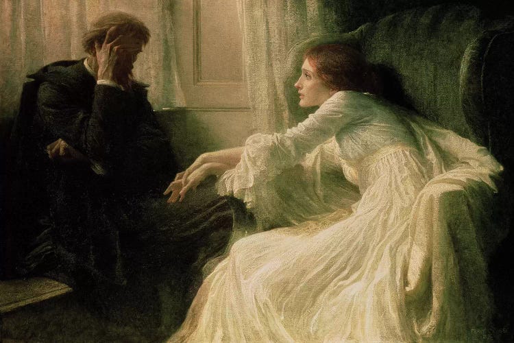 The Confession by Sir Frank Dicksee wall art