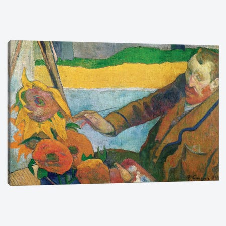 Van Gogh Painting Sunflowers, 1888 Canvas Print #BMN3020} by Paul Gauguin Canvas Art Print