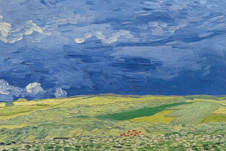 Wheatfields under Thunderclouds, 1890 