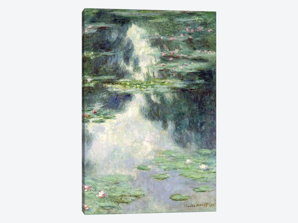Pond with Water Lilies, 1907  by Claude Monet 1-piece Canvas Art Print