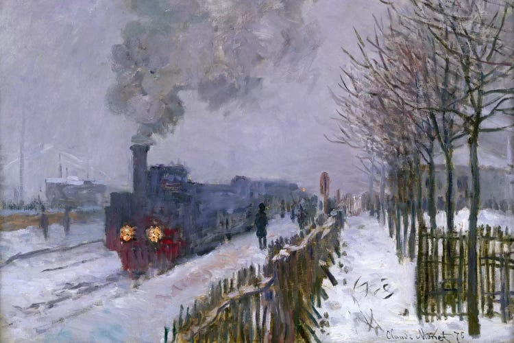 Train in the Snow or The Locomotive, 1875 