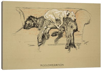Agglomeration, 1930, 1st Edition of 'Sleeping Partners', Aldin, Cecil Charles Windsor  Canvas Art Print
