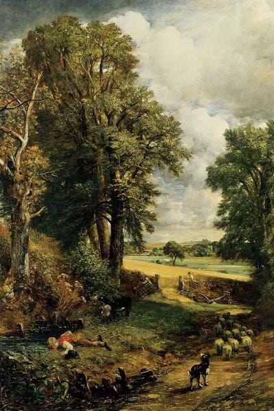 Realism: The Cornfield, 1826  by John Constable