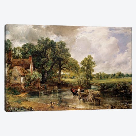 The Hay Wain, 1821  Canvas Print #BMN3057} by John Constable Art Print