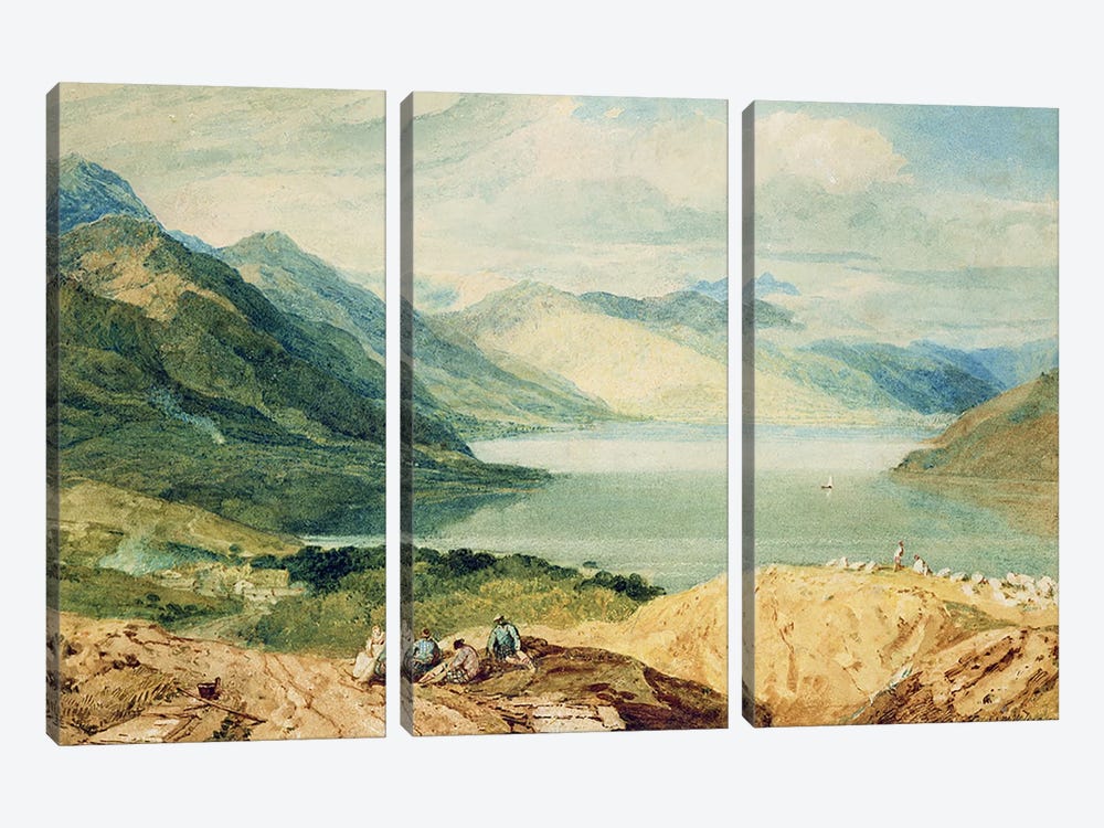 Loch Lomond  by J.M.W. Turner 3-piece Canvas Art