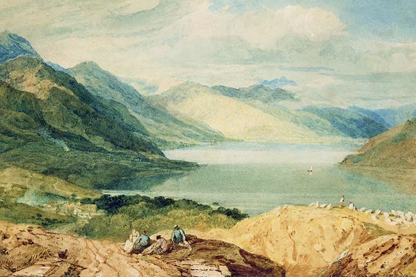 J.M.W. Turner: Loch Lomond  by J.M.W. Turner