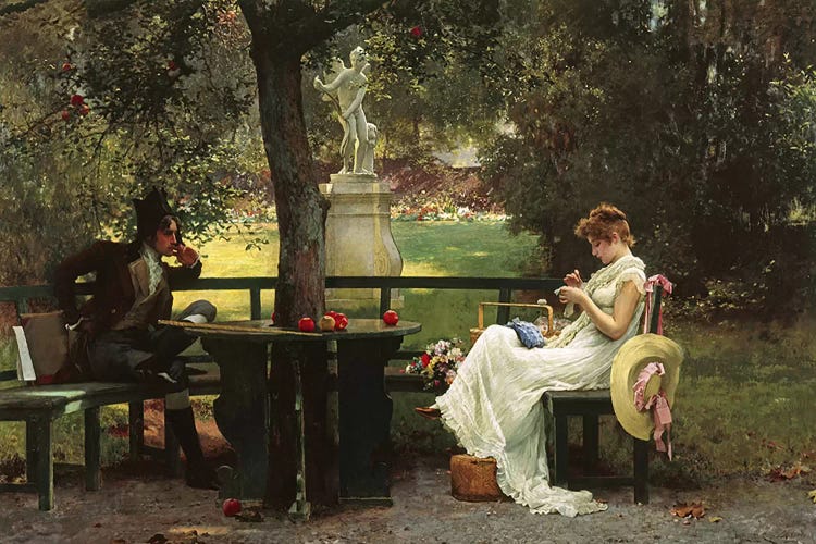 In Love  by Marcus Stone wall art