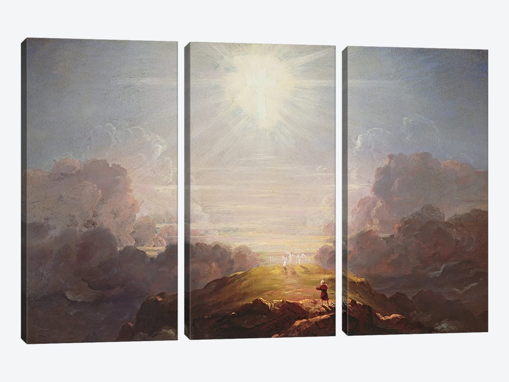 Study for the Cross and the World, c.1846  3-piece Canvas Art Print