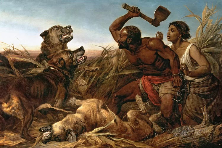 The Hunted Slaves, 1862 