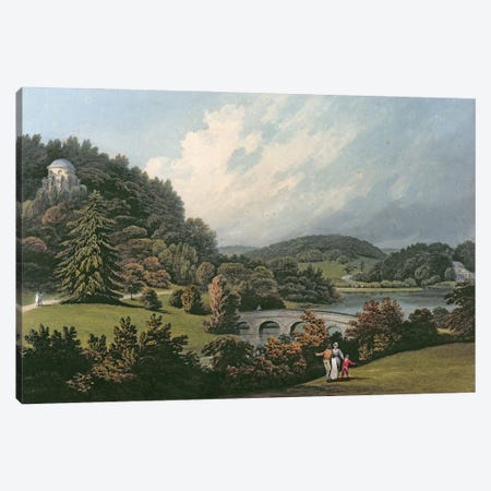 Stourhead  Canvas Print #BMN3132} by Francis Nicholson Canvas Print