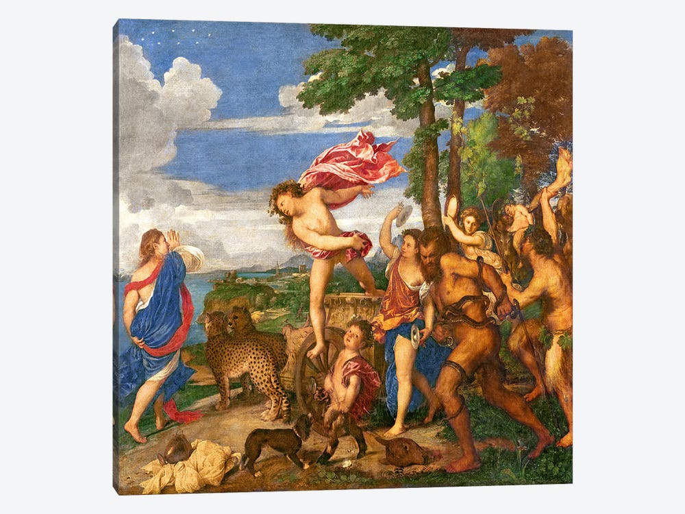 Bacchus and Ariadne, 1520-23   by Titian 1-piece Canvas Art