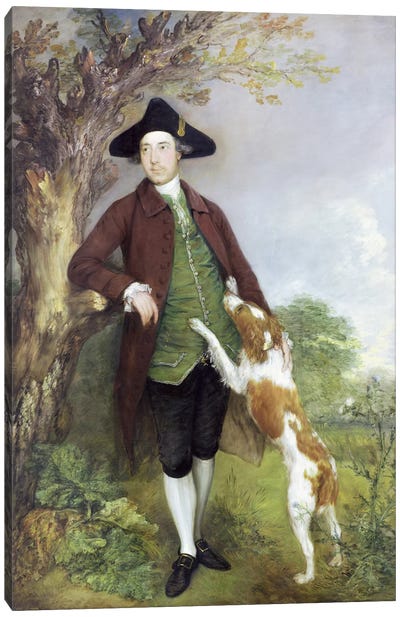 Portrait of George Venables Vernon, 2nd Lord Vernon, 1767   Canvas Art Print