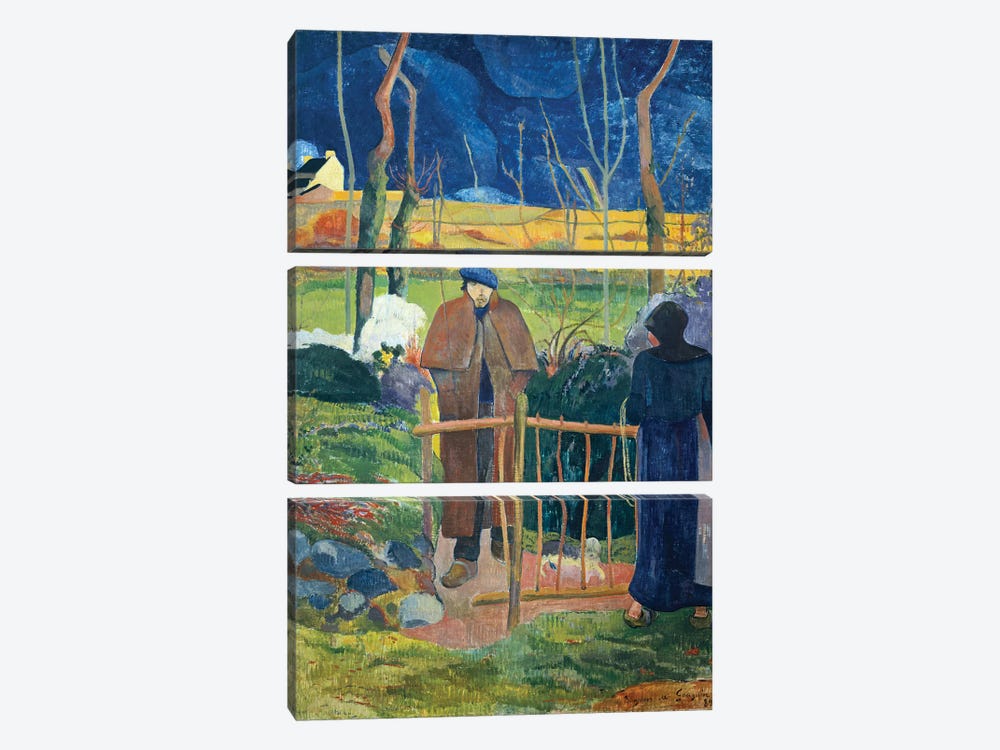 Bonjour, Monsieur Gauguin, 1889  3-piece Canvas Artwork