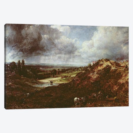 Branch Hill Pond, Hampstead Heath, 1828  Canvas Print #BMN3178} by John Constable Canvas Art Print