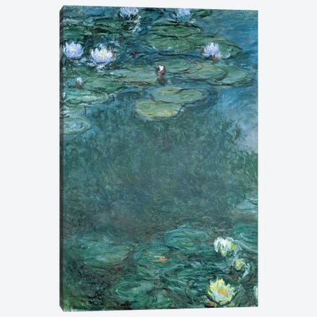 Water-Lilies  Canvas Print #BMN3181} by Claude Monet Canvas Wall Art