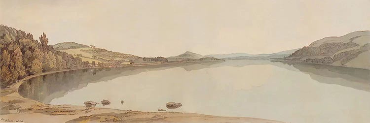Lake Windermere, 1786  by Francis Towne wall art