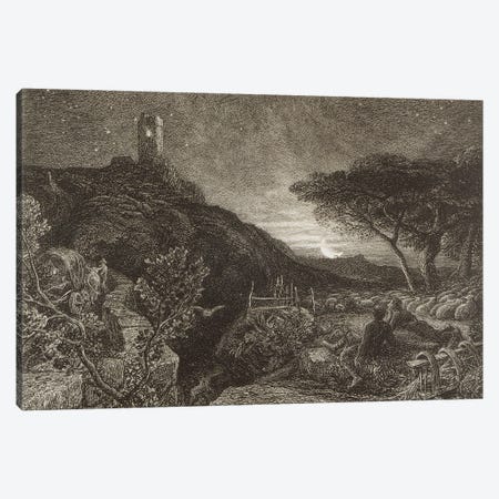 The Lonely Tower, 1879  Canvas Print #BMN3212} by Samuel Palmer Canvas Art