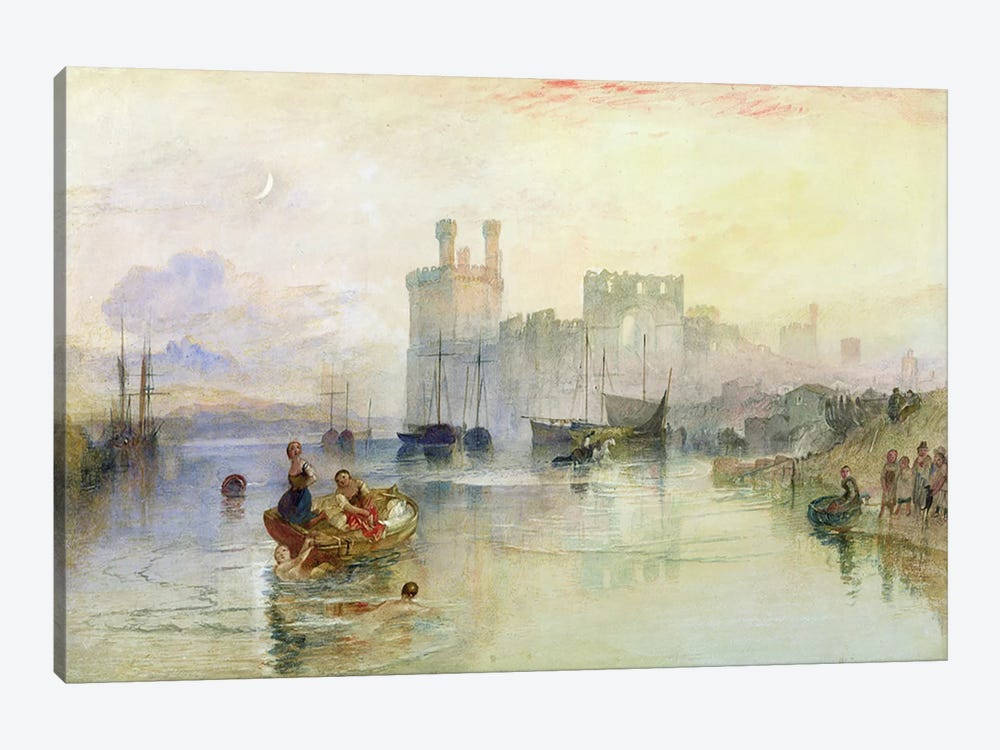 View of Carnarvon Castle  by J.M.W. Turner 1-piece Art Print