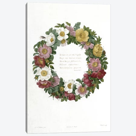 Christmas Roses Canvas Print #BMN323} by Pierre-Joseph Redouté Canvas Print