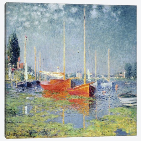 Argenteuil, 1875   Canvas Print #BMN3242} by Claude Monet Canvas Art Print