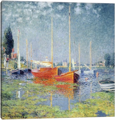 Argenteuil, 1875   Canvas Art Print - Lake Art
