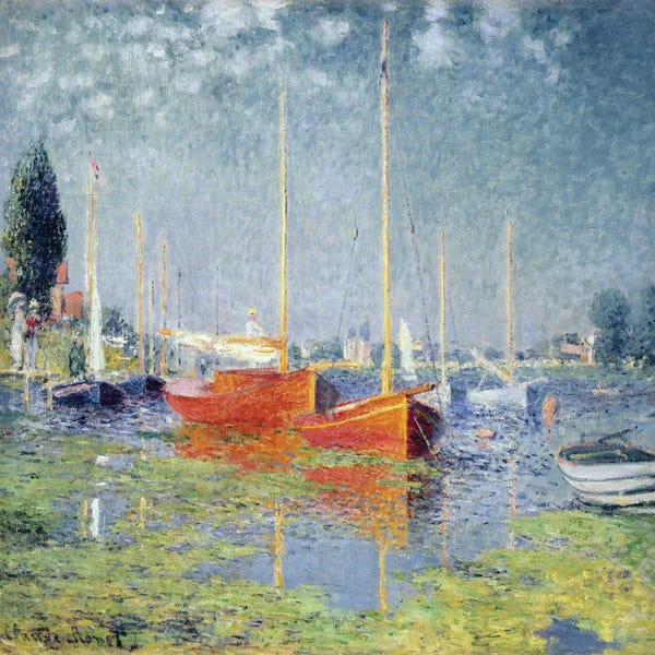 Abstract: Argenteuil, 1875   by Claude Monet