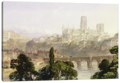 Durham Cathedral, 1846  Canvas Art Print