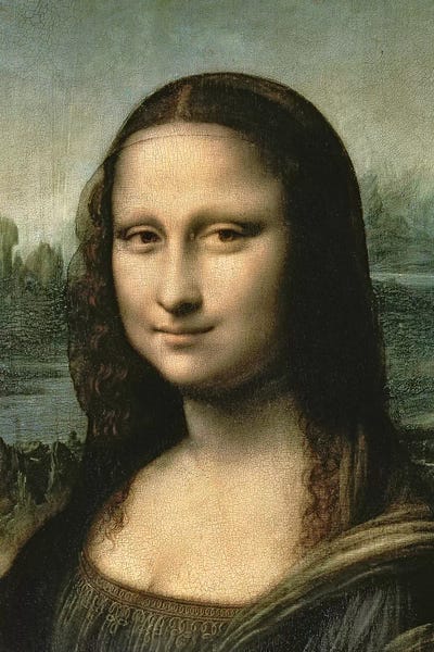 Renaissance: Mona Lisa, c.1503-6 (Portrait Detail) by Leonardo da Vinci