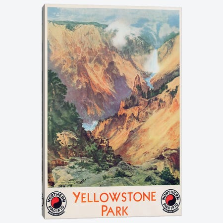 Yellowstone Park, 1934  Canvas Print #BMN3311} by Thomas Moran Canvas Print