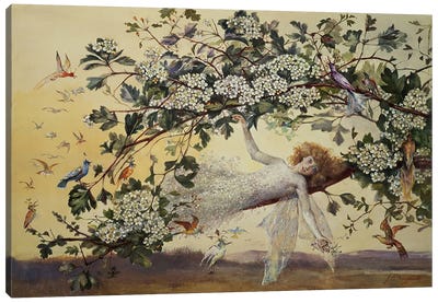 Ariel, c.1858-68 Canvas Art Print
