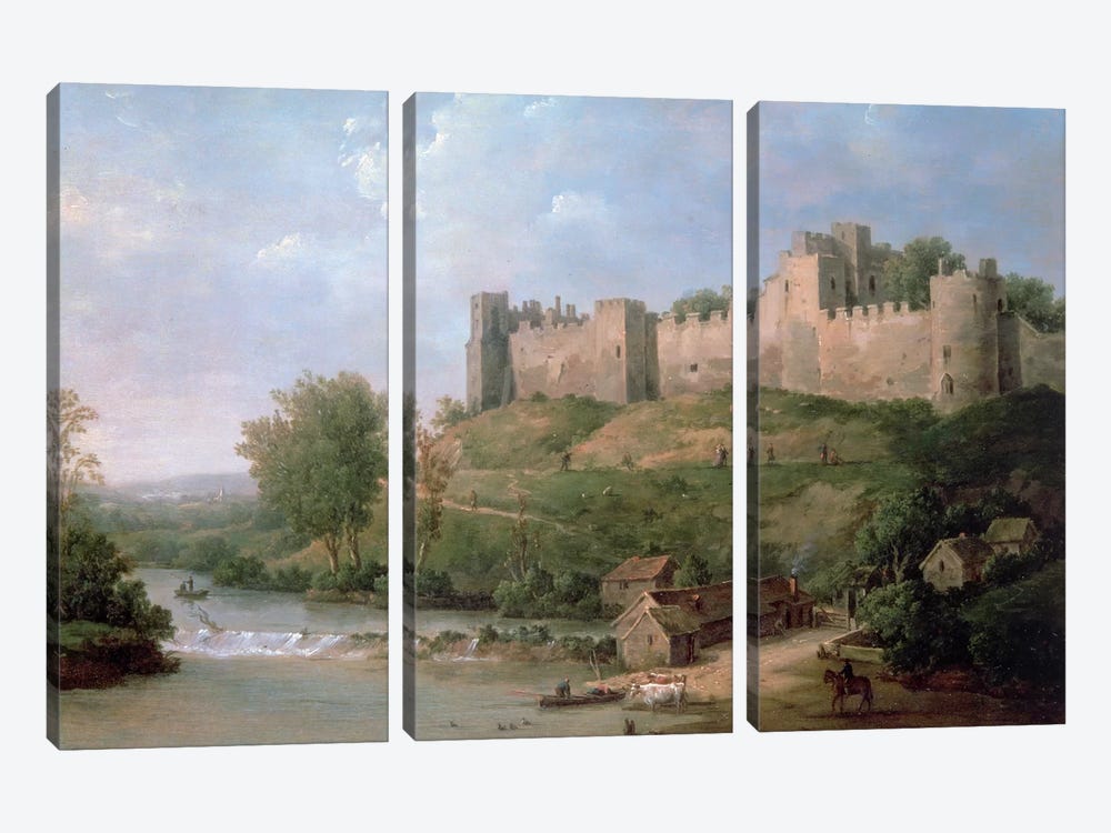 Ludlow Castle  by William Marlow 3-piece Canvas Wall Art