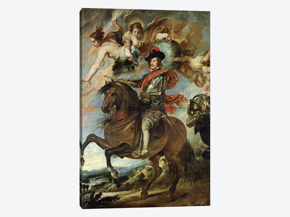 Portrait of Philip IV  by Peter Paul Rubens 1-piece Canvas Print