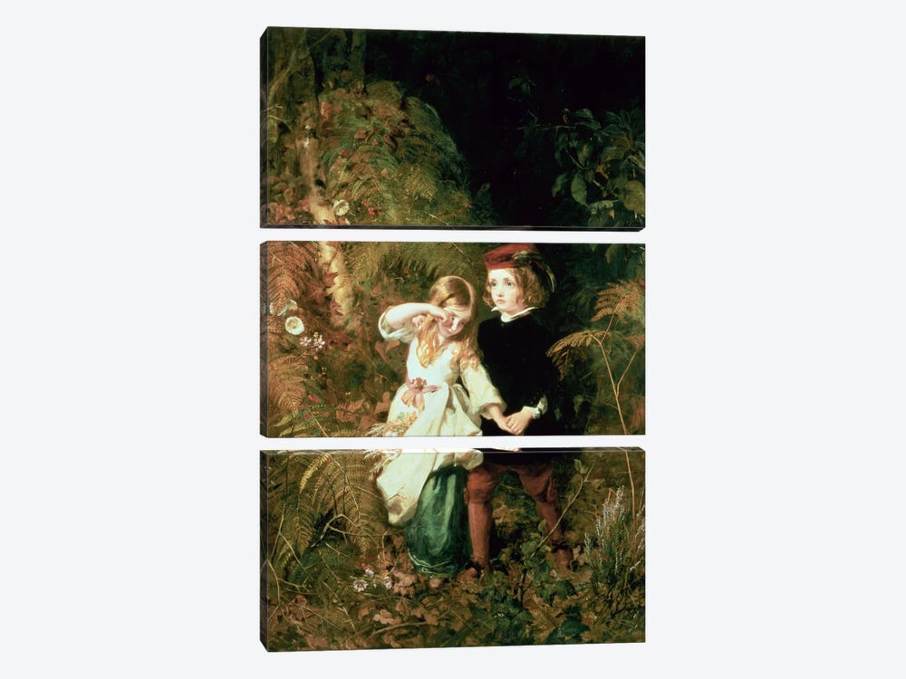 Children in the Wood by James Sant 3-piece Canvas Print