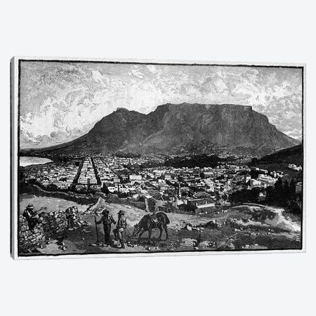 Cape Town, from 'The Life and Times of Queen Victoria' by Robert Wilson  Canvas Print #BMN3423} by English School Art Print